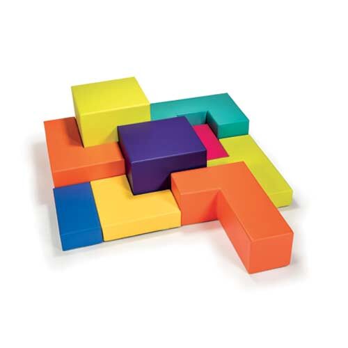 Banquettes modulables colorées