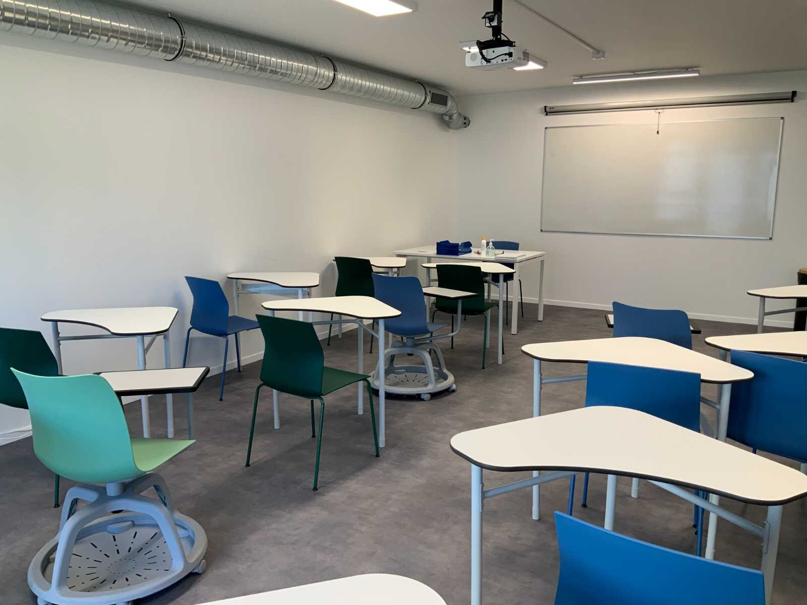 Classe active et modulable pour un lycée à Saint-Brieuc