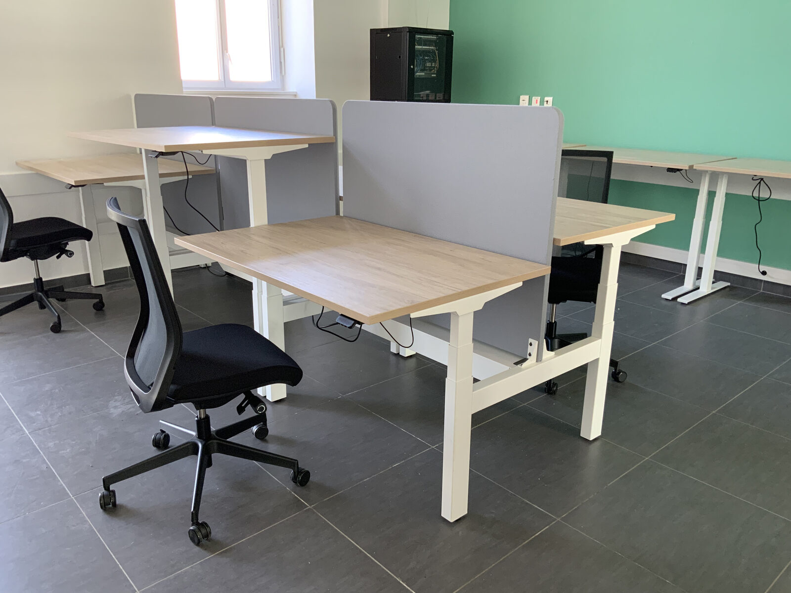 Bureaux réglables en hauteur