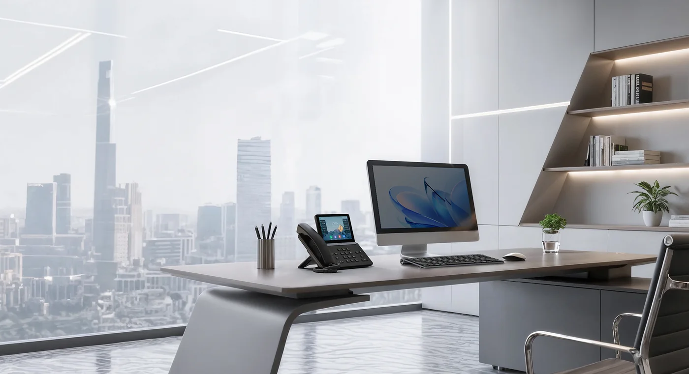 SIP-T87W, vue 3