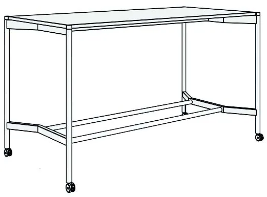Tables hautes et espaces collaboratifs Elki, vue 5