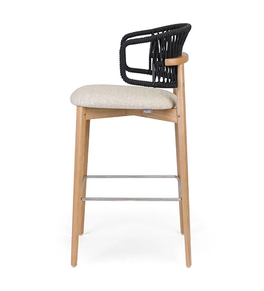 Tabouret de bar Coffee corde, vue 2