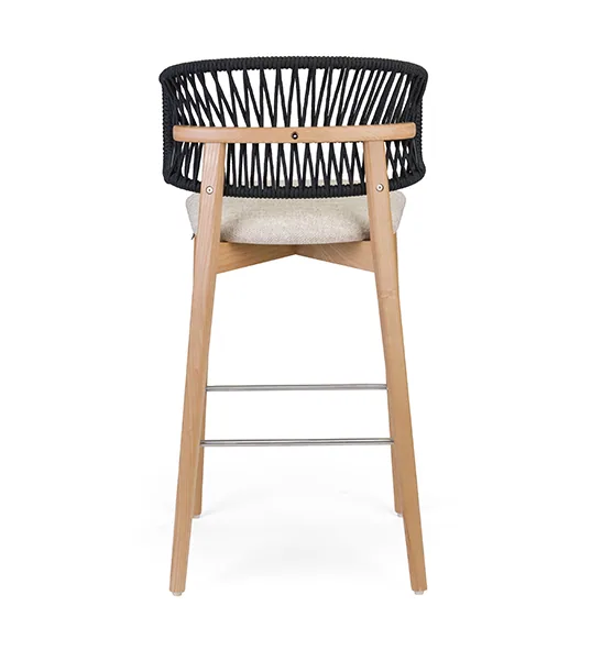 Tabouret de bar Coffee corde, vue 3