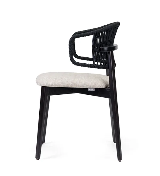 Chaise Coffee corde, vue 2