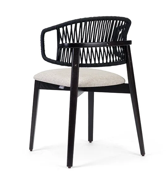 Chaise Coffee corde, vue 3