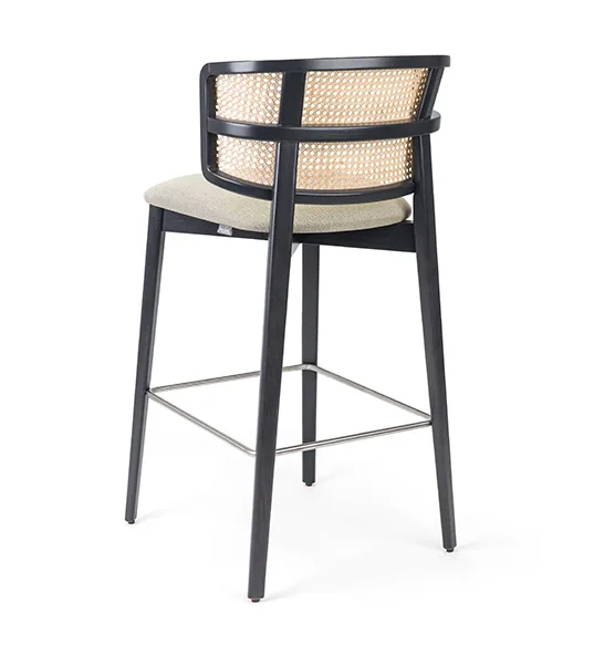 Tabouret de bar Coffee tressé