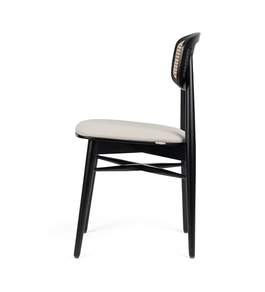 Chaise Donasella Est TP tressée, vue 2