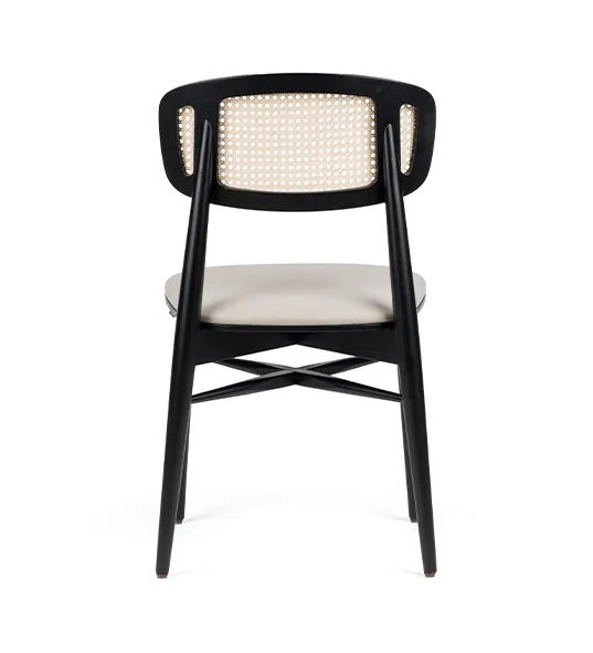 Chaise Donasella Est TP tressée, vue 4