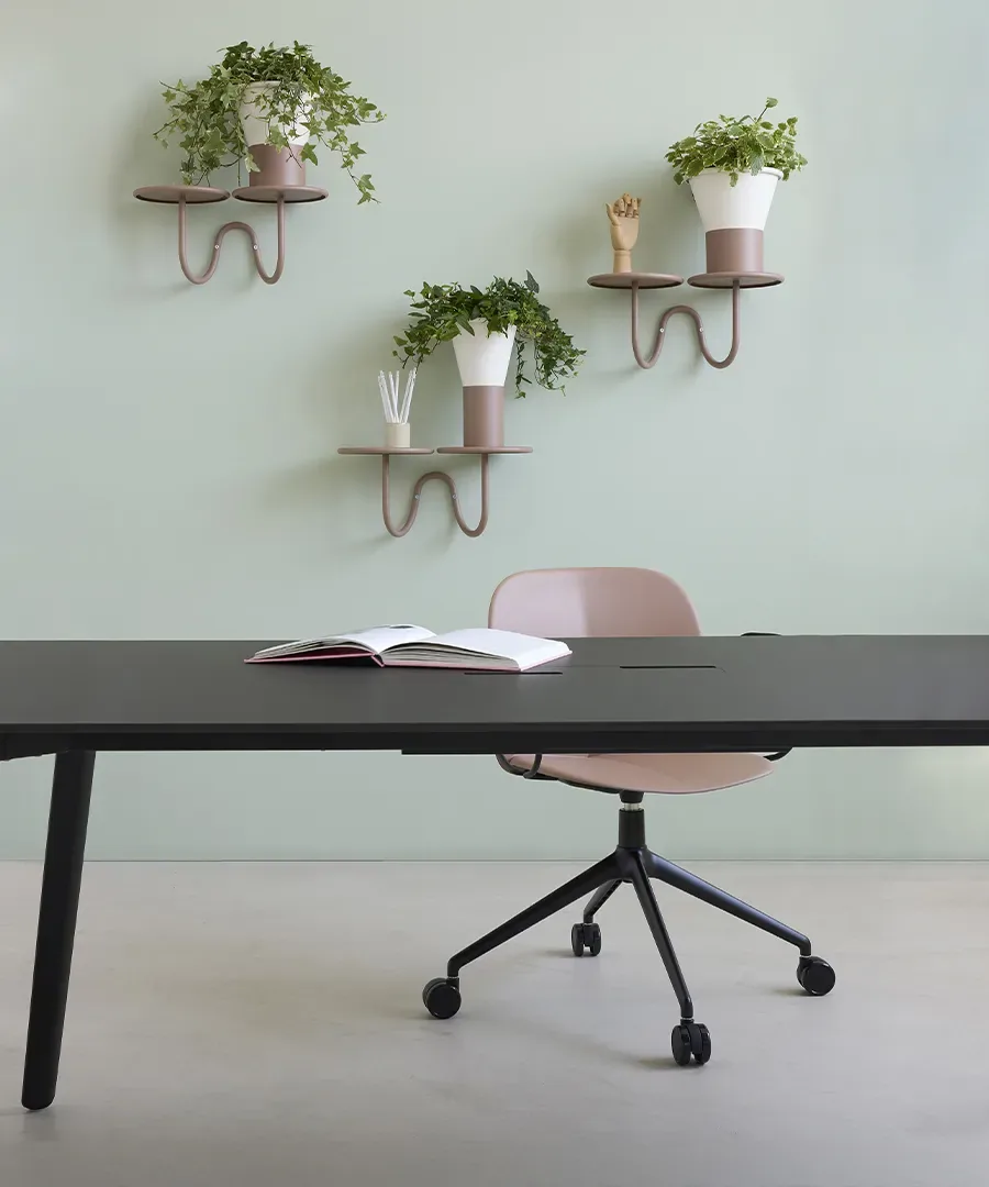 Mentha sur roulettes avec accoudoirs, vue 5