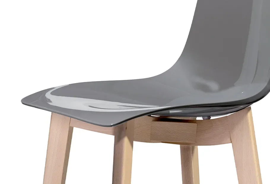 Tabouret Natural Zebra Antichoc, vue 3