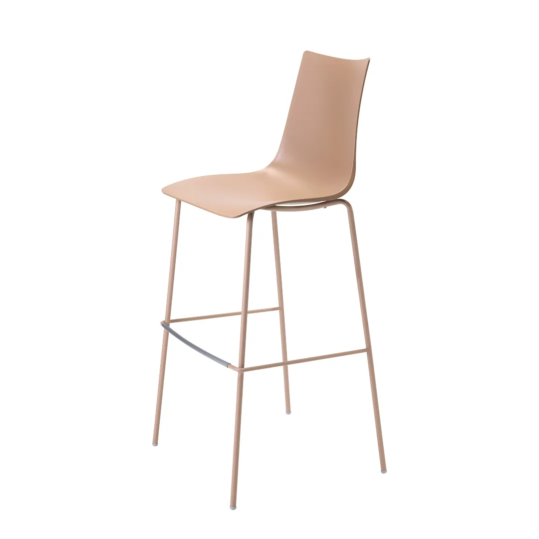 Tabouret Zebra Technopolymère h.80/h.65 cadre peint, vue 4