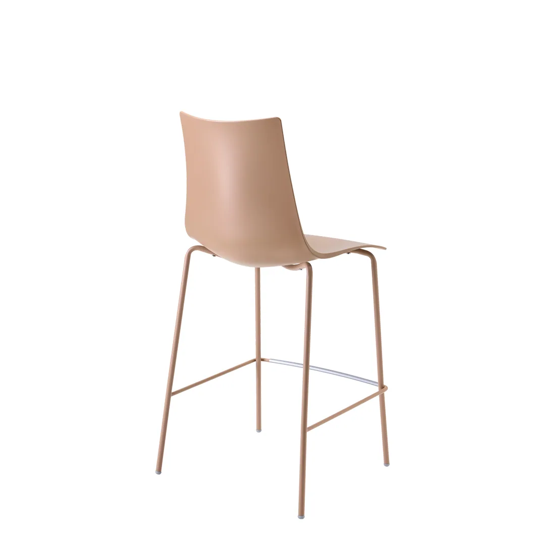 Tabouret Zebra Technopolymère h.80/h.65 cadre peint, vue 5