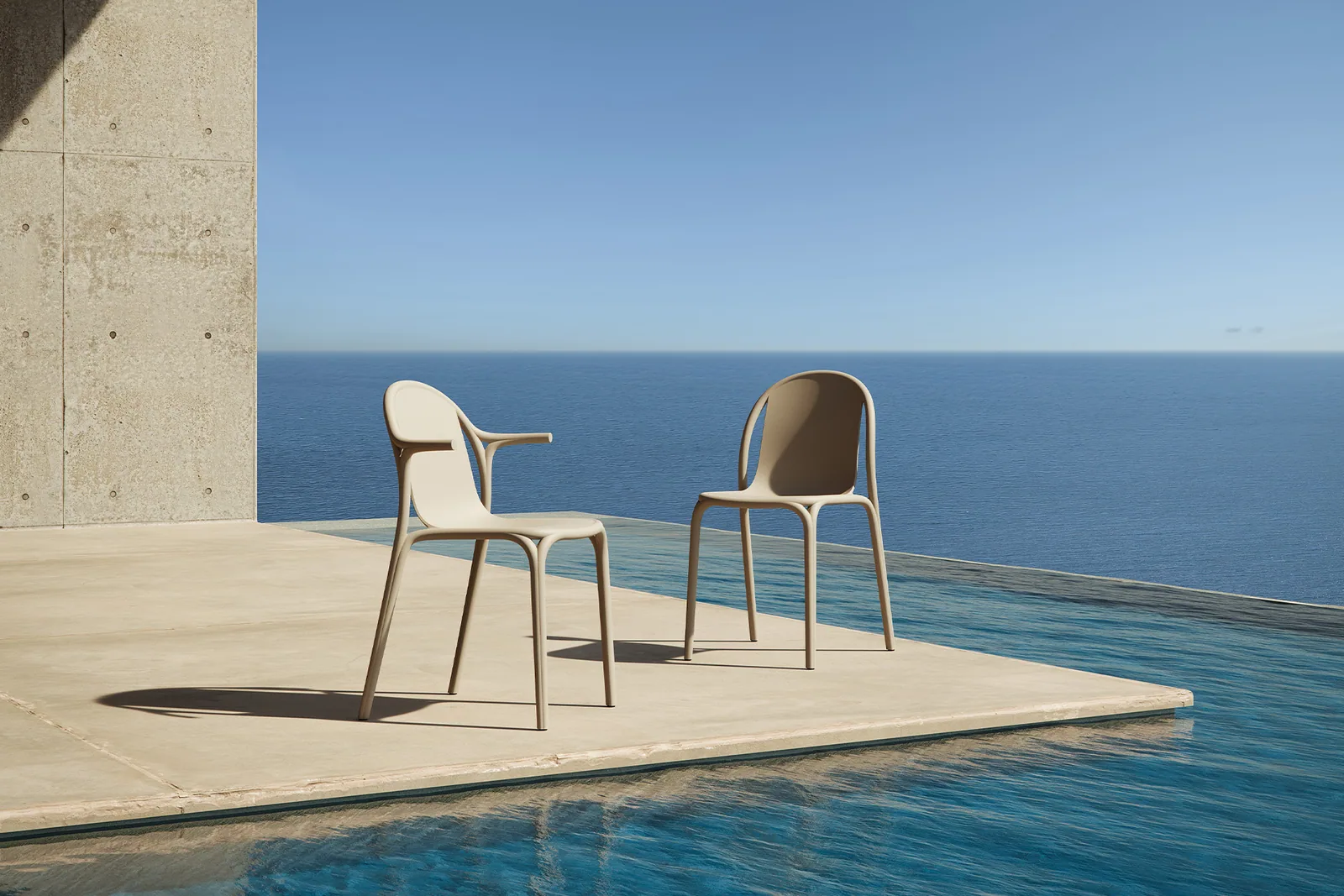 Chaise Brooklyn avec accoudoirs, vue 2