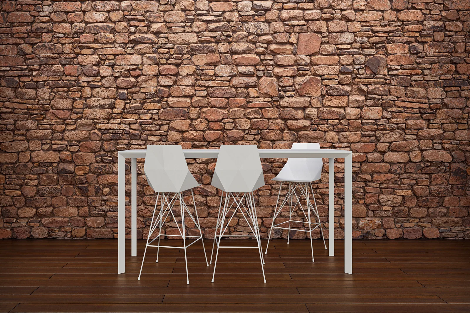 Tabouret Faz bar, vue 3