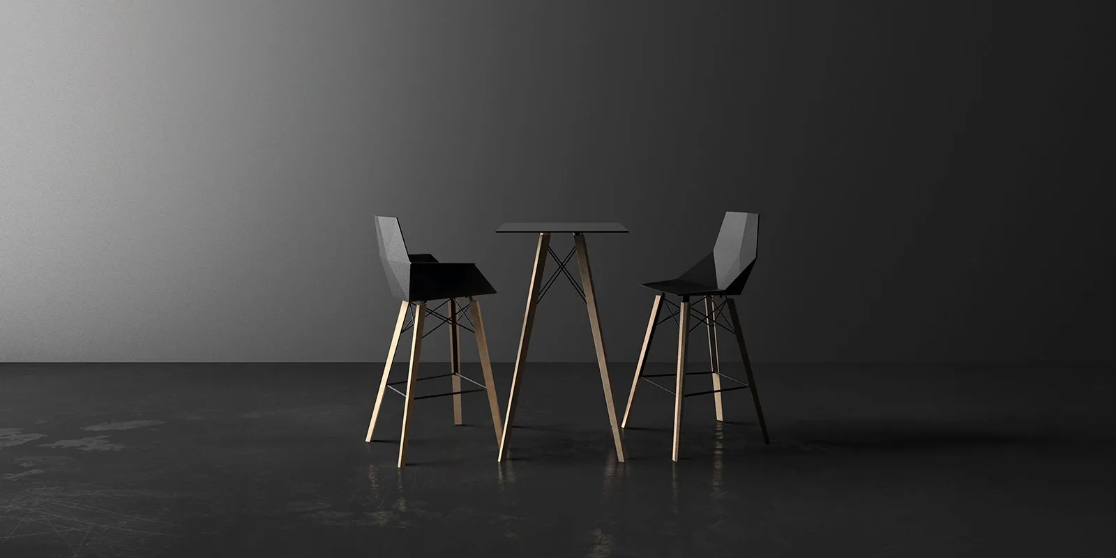 Faz bois – tables hautes, vue 2