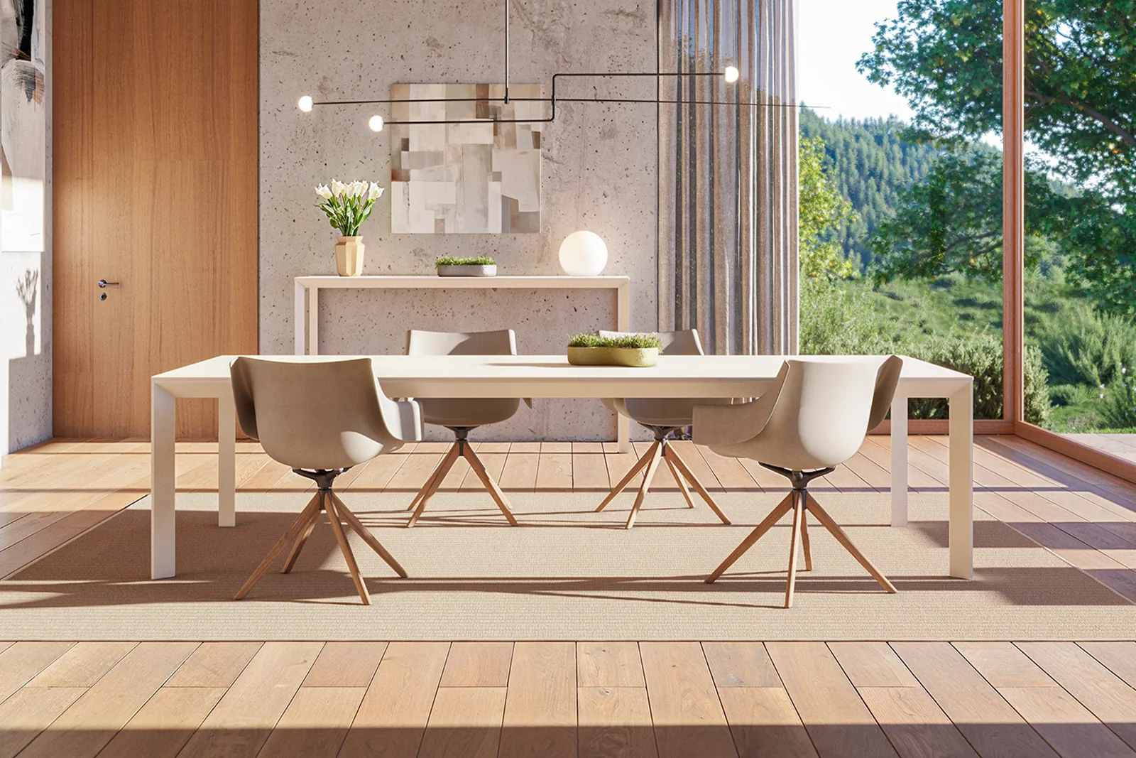 Frame aluminium – table de repas, vue 5