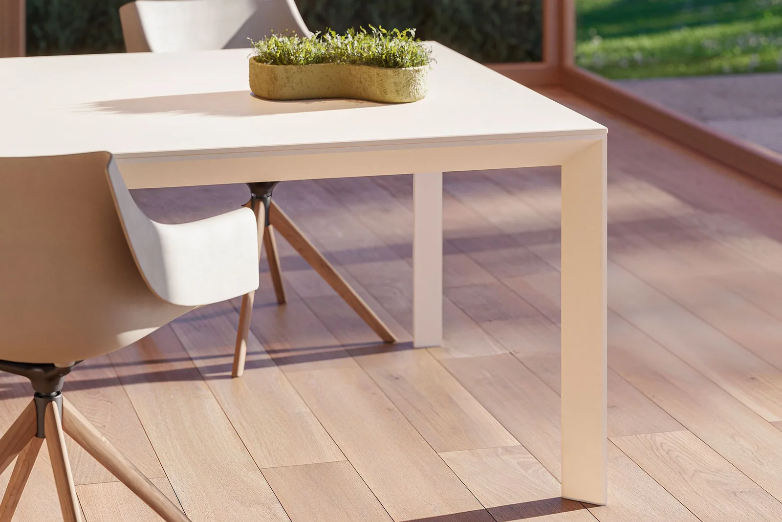 Frame aluminium – table de repas, vue 6