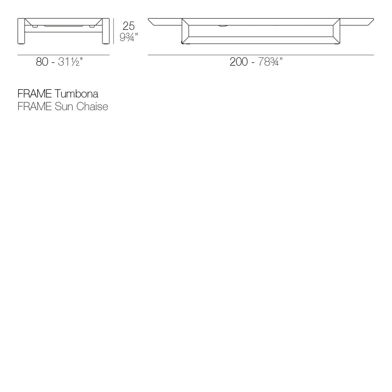 Frame soleil chaise, vue 2