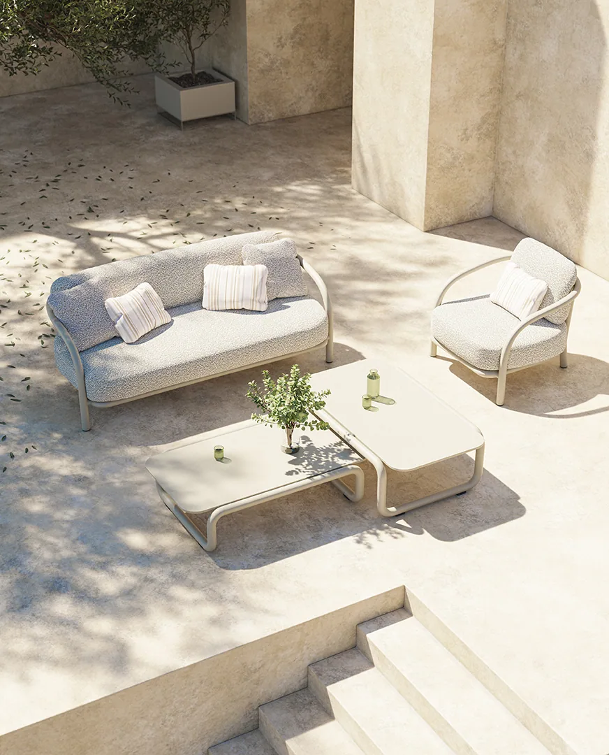 Chaise Gum/mel, vue 3