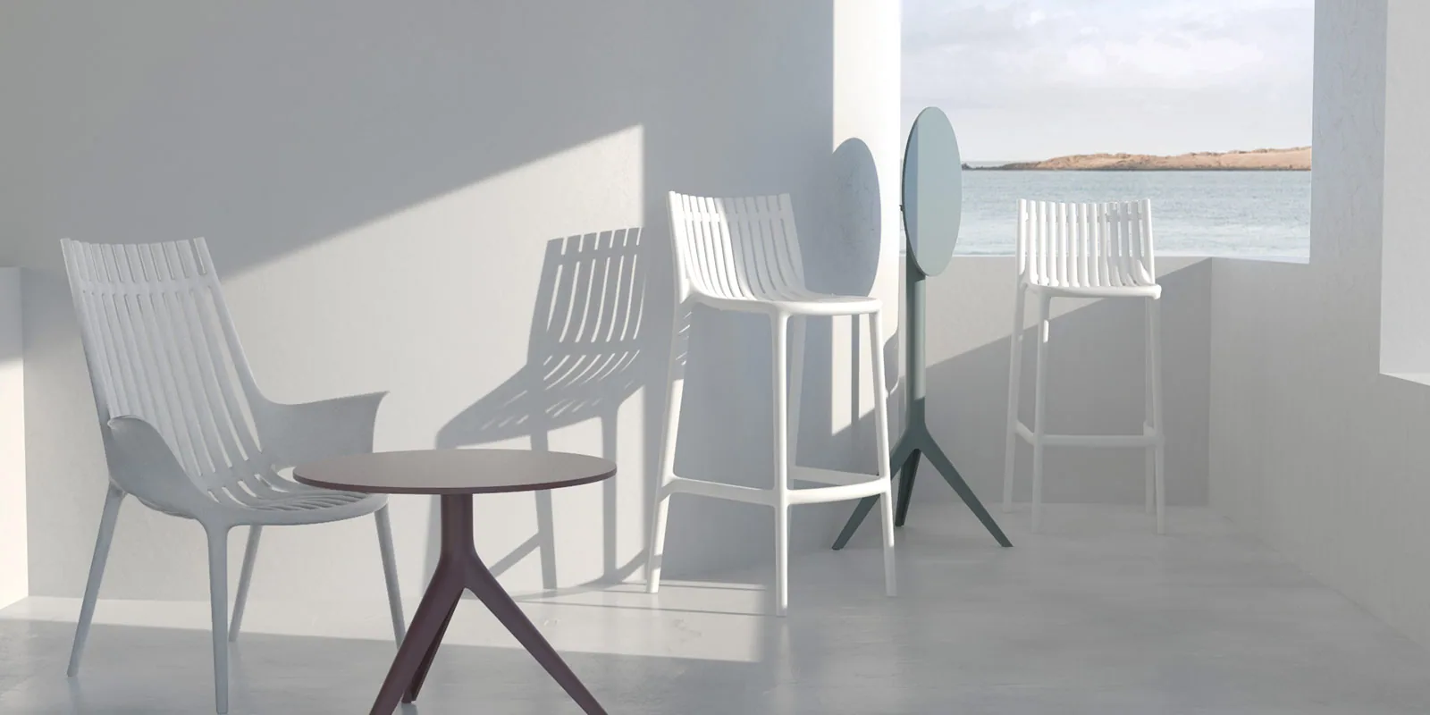 Tabouret Ibiza, vue 3