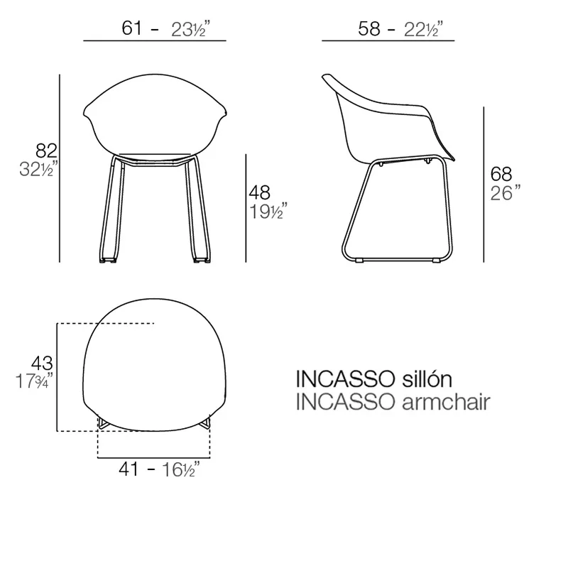 Fauteuil Incasso, vue 6