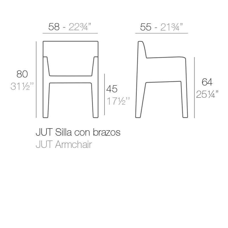 Fauteuil Jut, vue 3