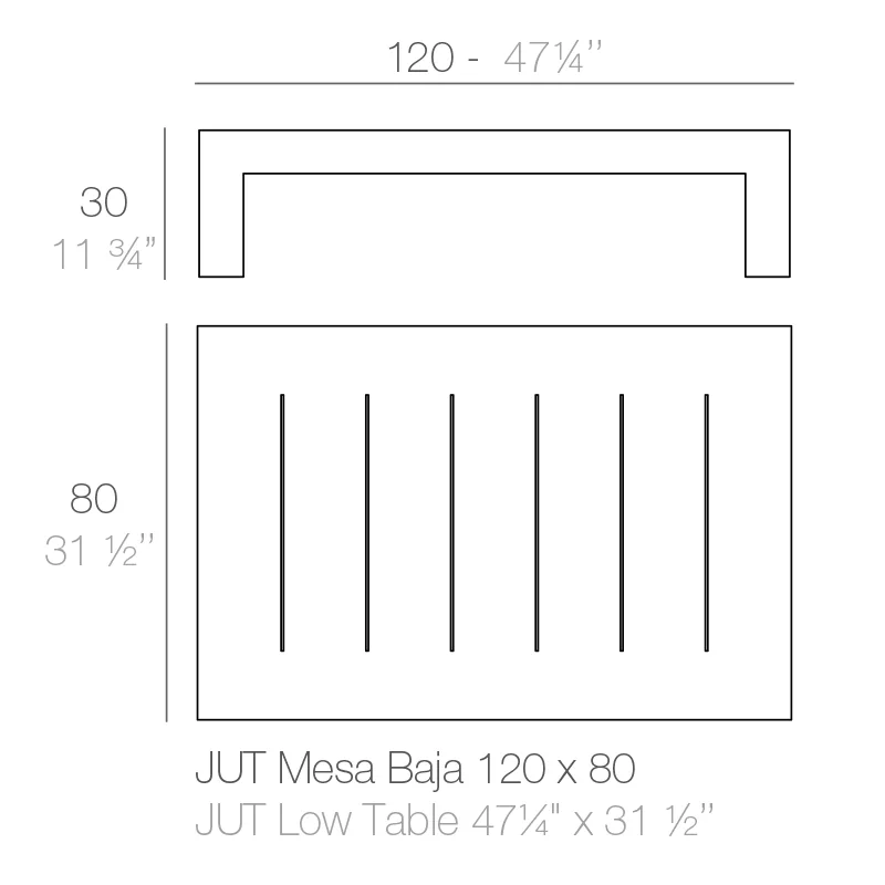 Jut – tables basses, vue 5