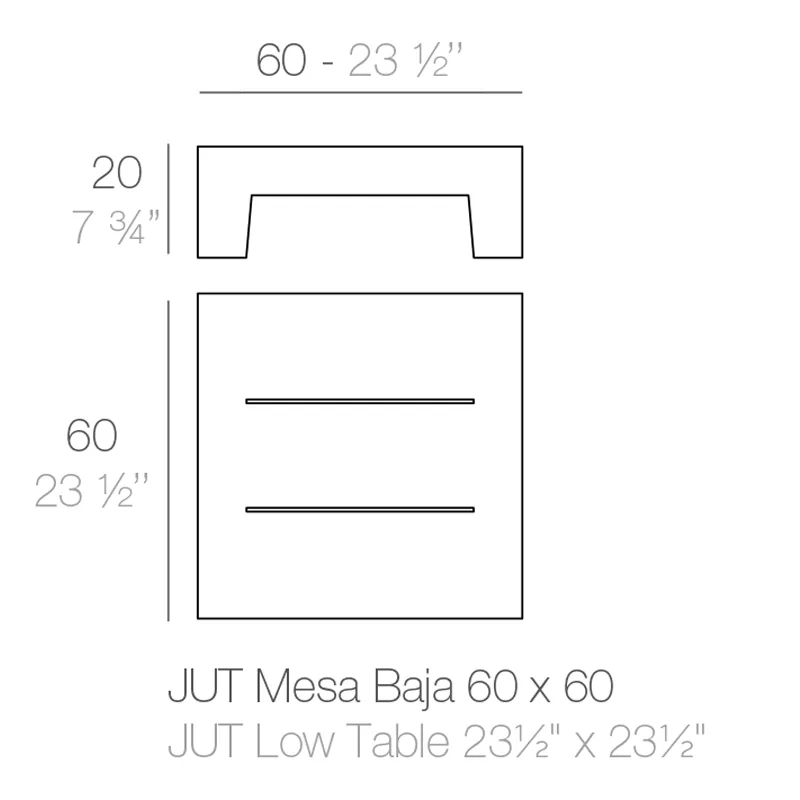 Jut – tables basses, vue 6