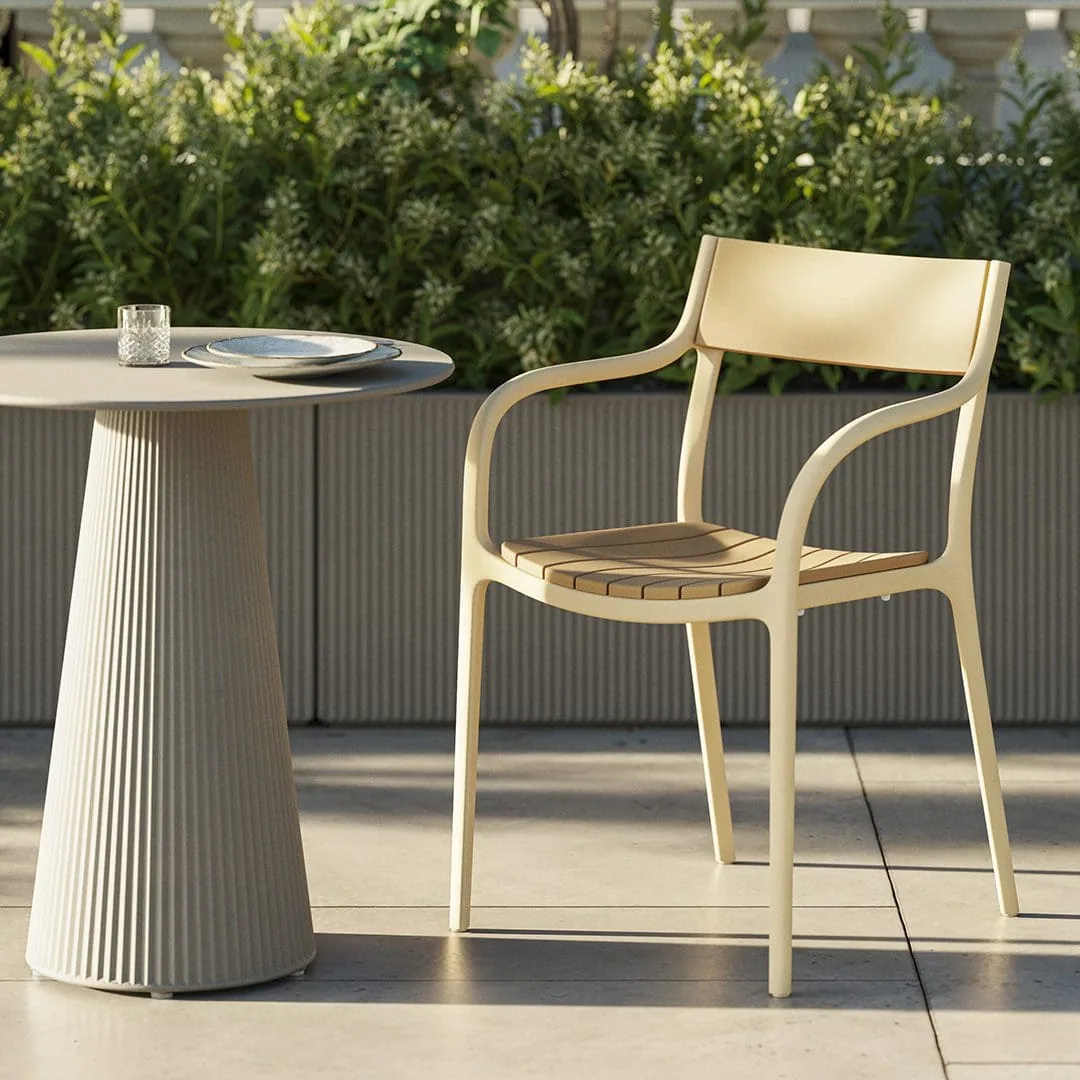 Chaise Madison lattes, vue 4
