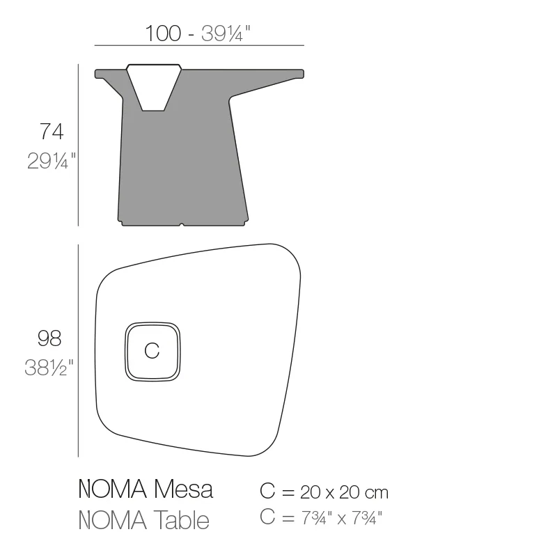 Noma table, vue 5