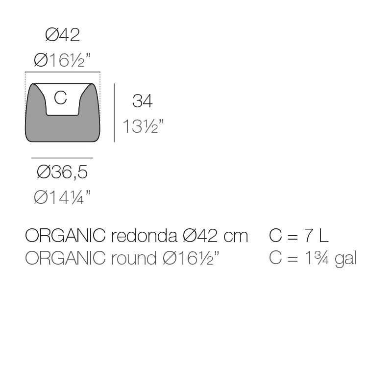 Organic redonda, vue 4