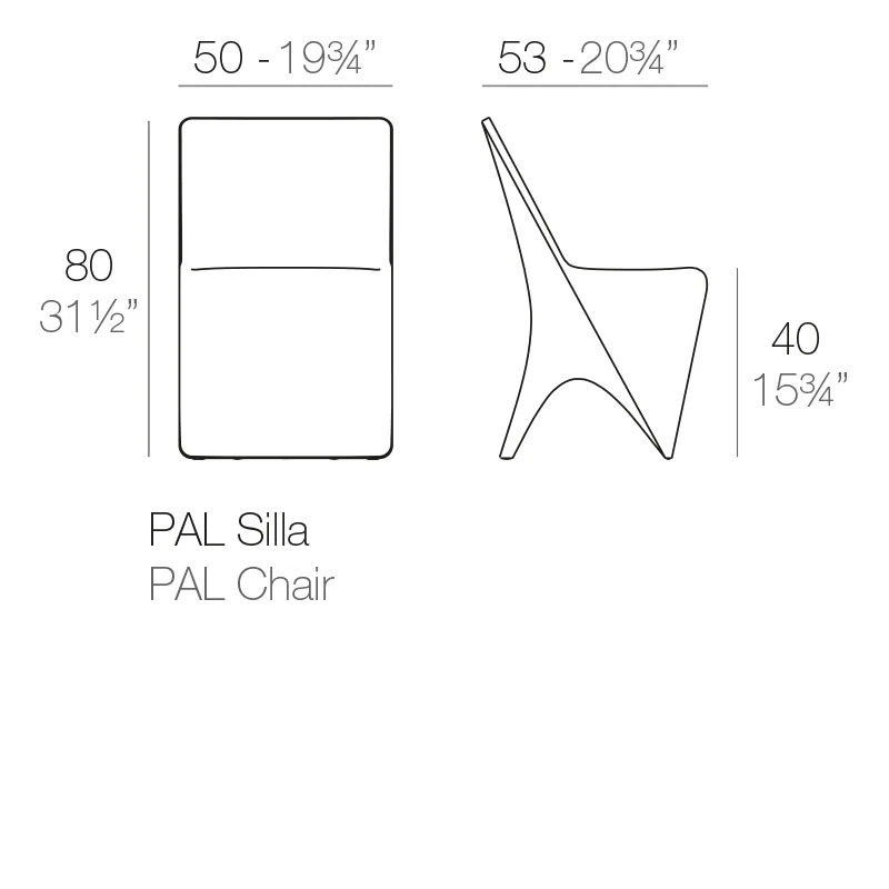 Chaise Pal, vue 4