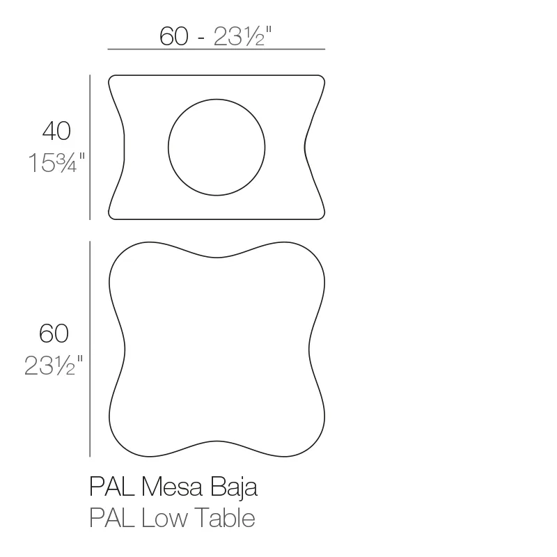 Pal – table basse, vue 6