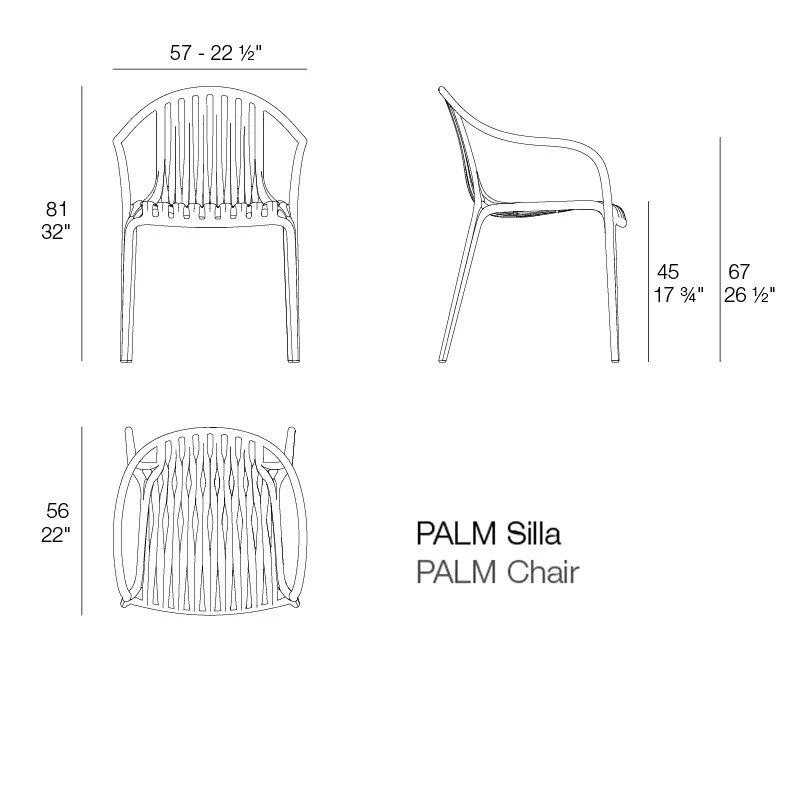 Chaise Palm, vue 5