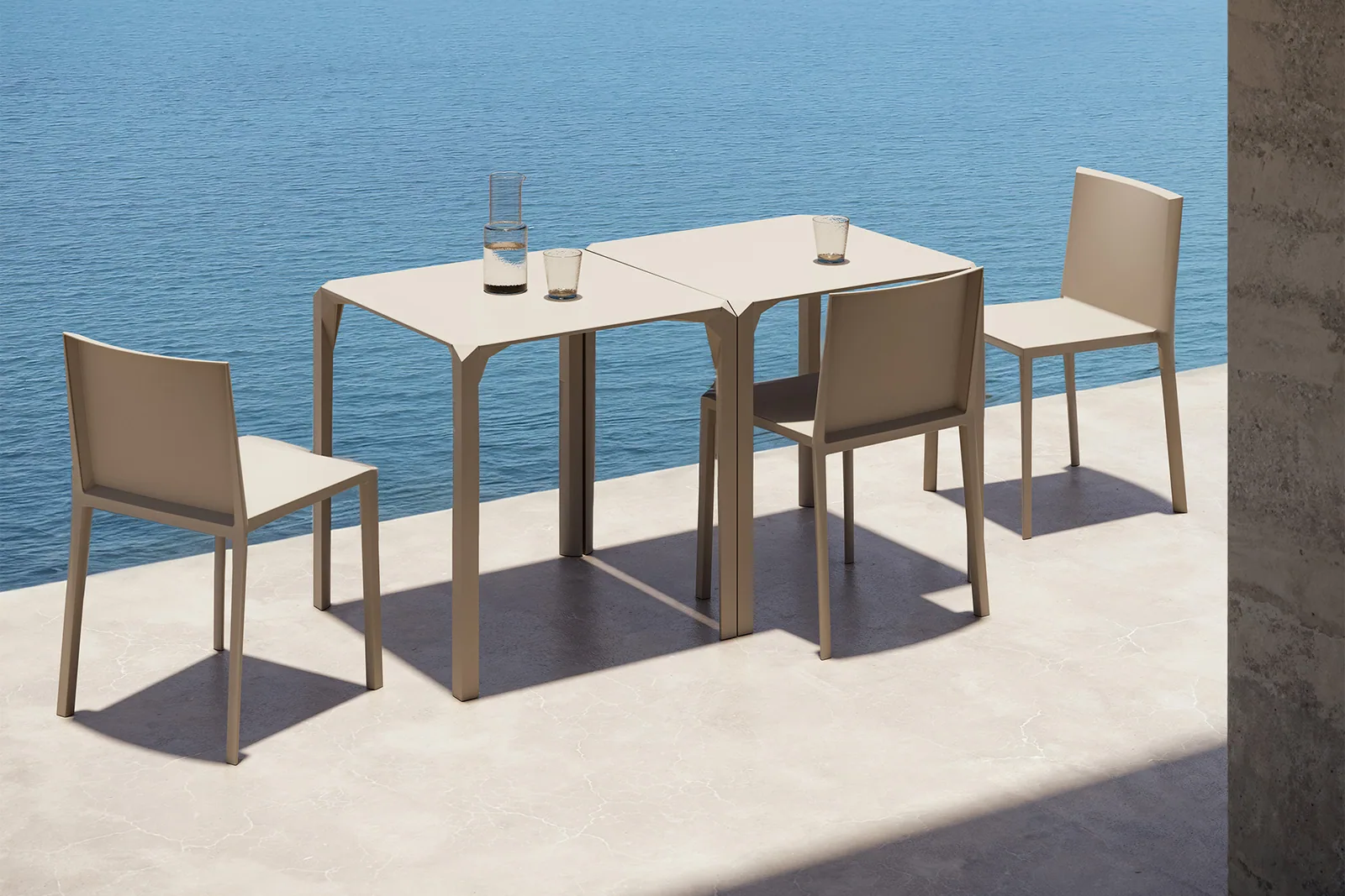 Chaise Quartz avec accoudoirs, vue 2