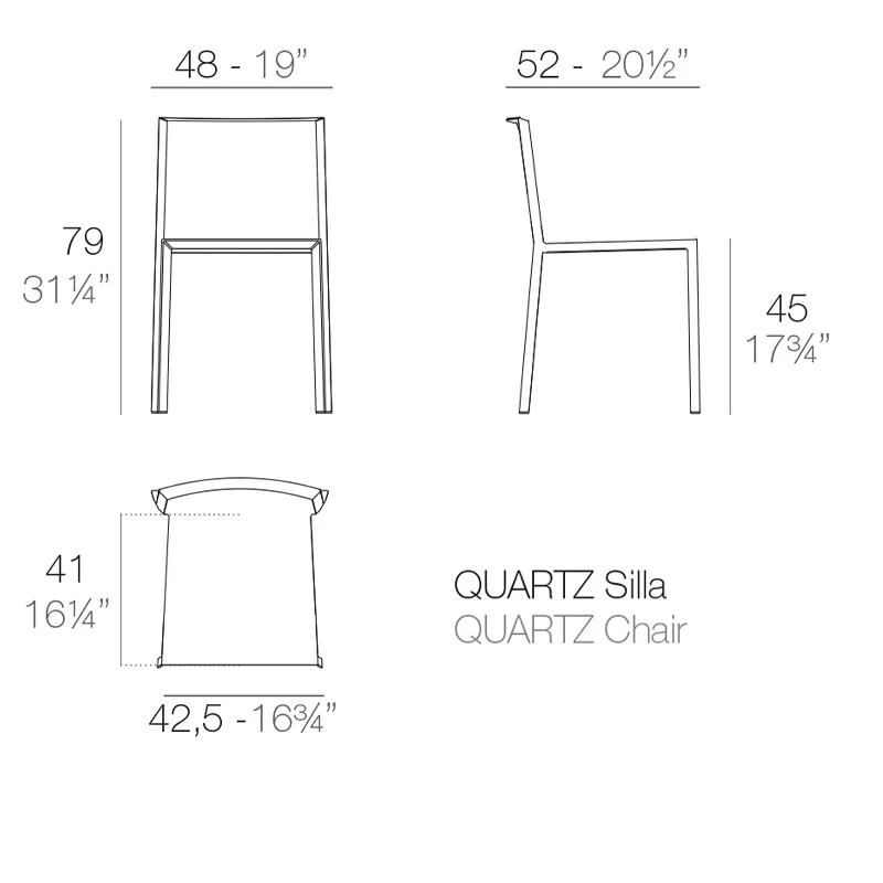 Chaise Quartz, vue 6