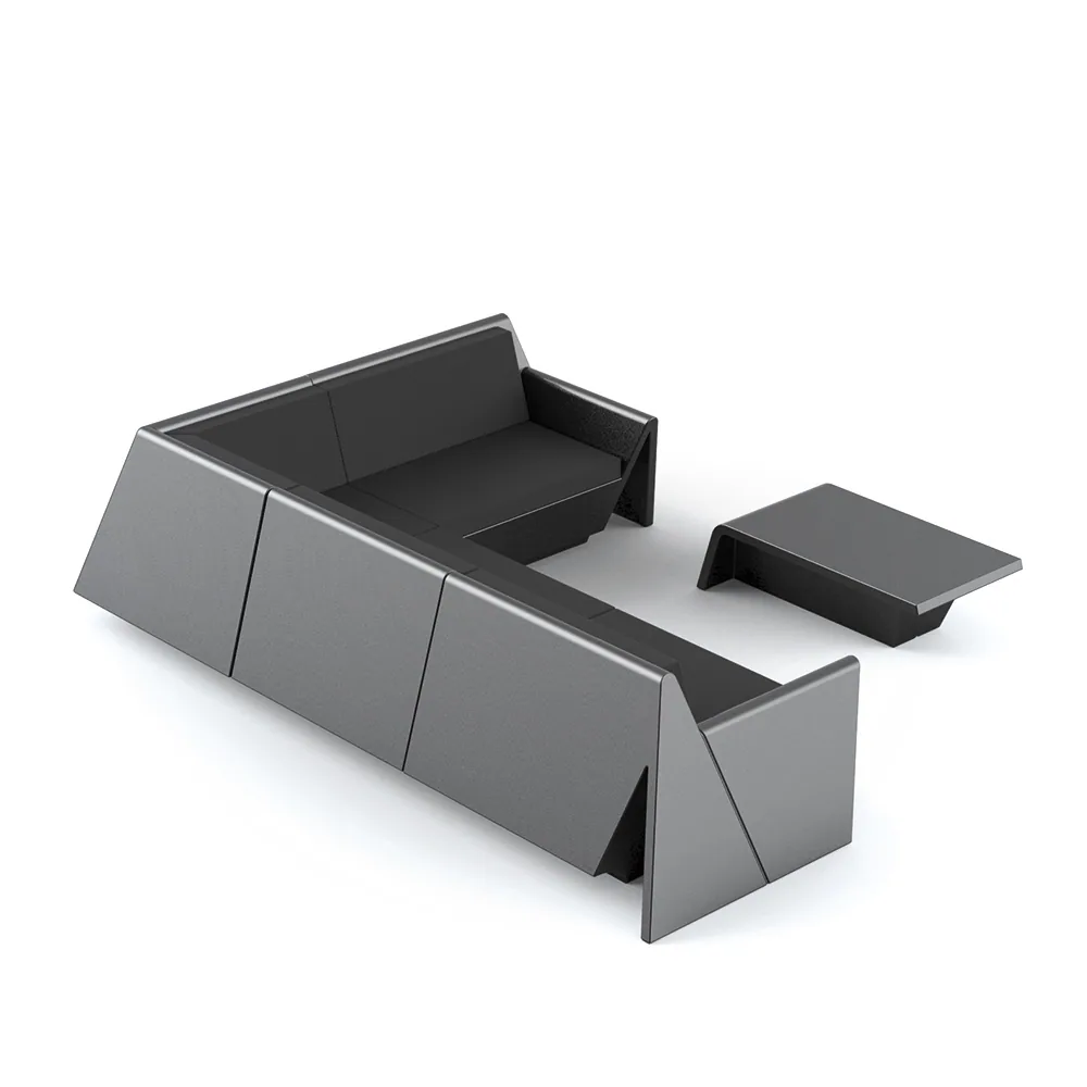 Canapé modulaire Rest, vue 2