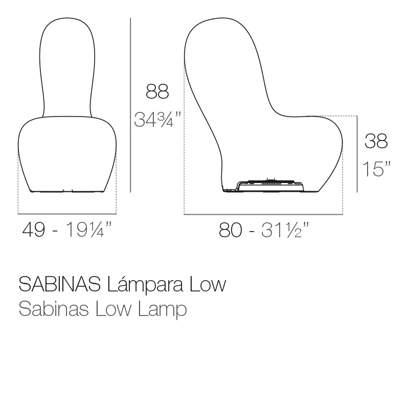 Lampe Sabinas, vue 4