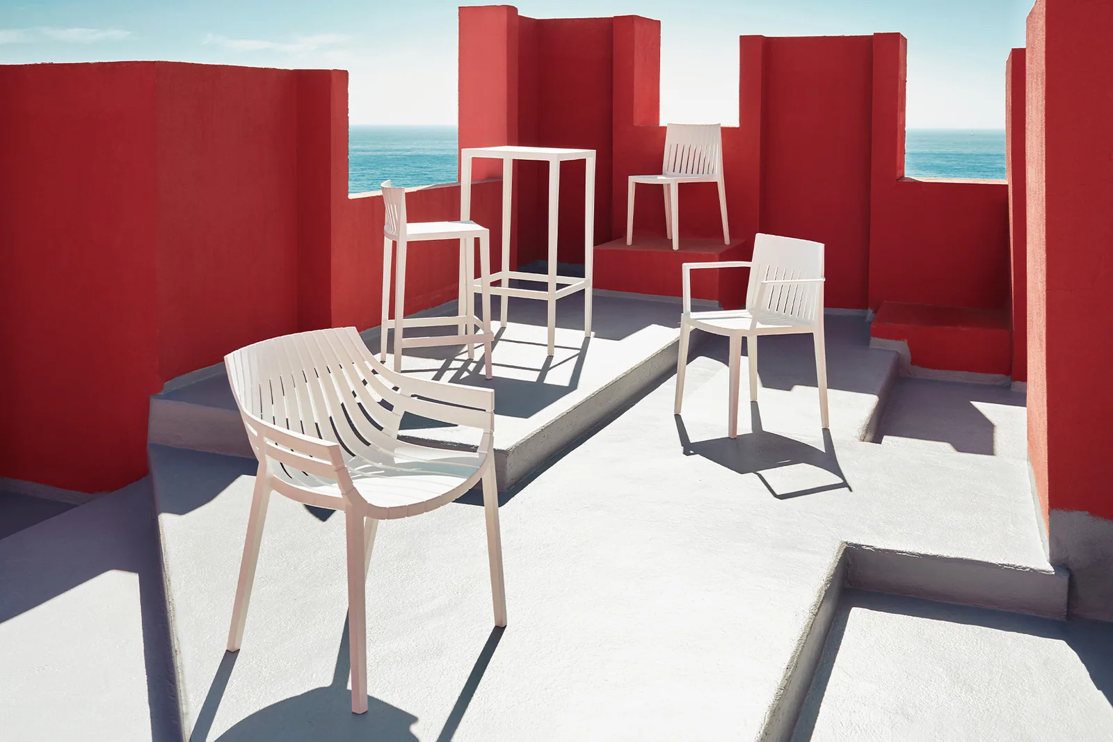 Chaise Spritz avec accoudoirs, vue 2