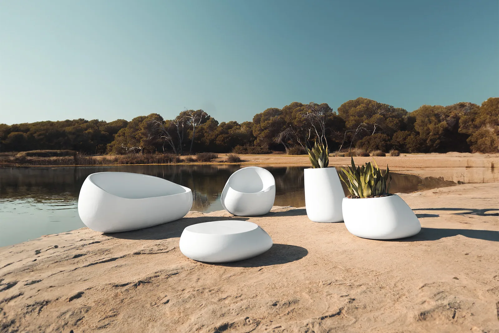 Stone – table basse, vue 4