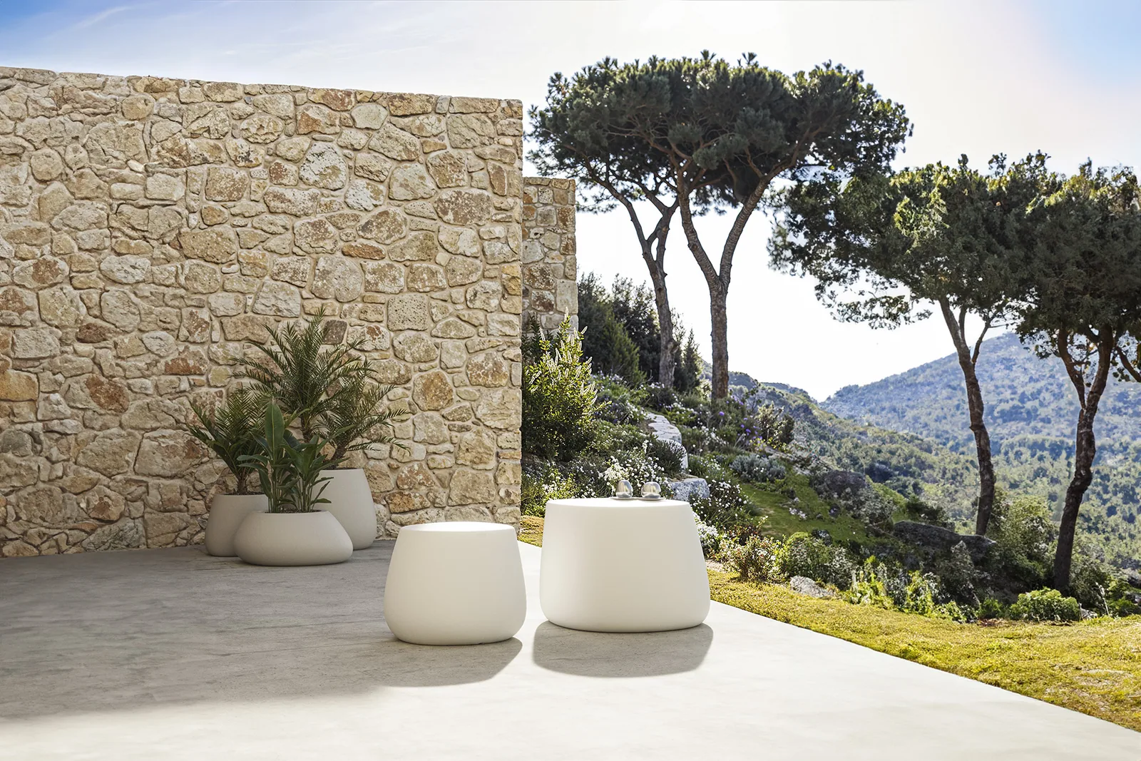 Tabouret Stone 49x55x44