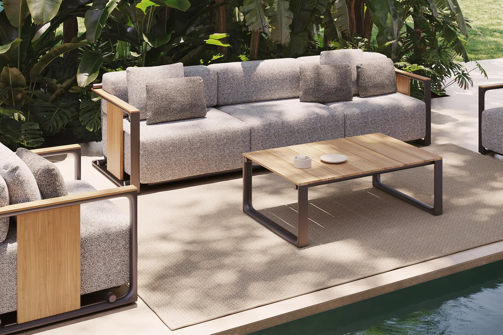 Tulum – table basse, vue 2