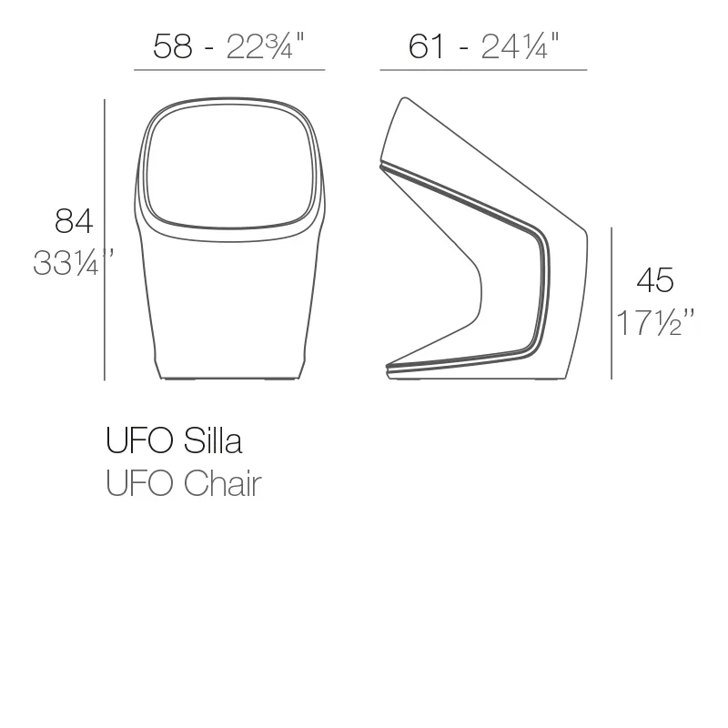 Chaise Ufo, vue 6