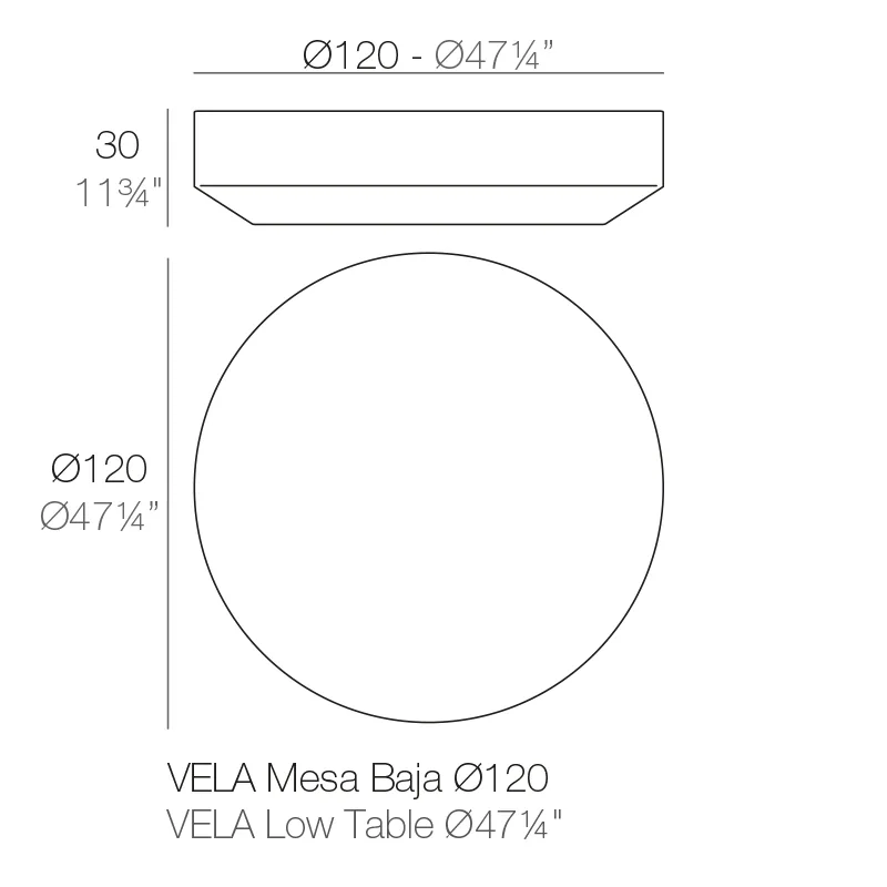 Vela ronde tables, vue 6