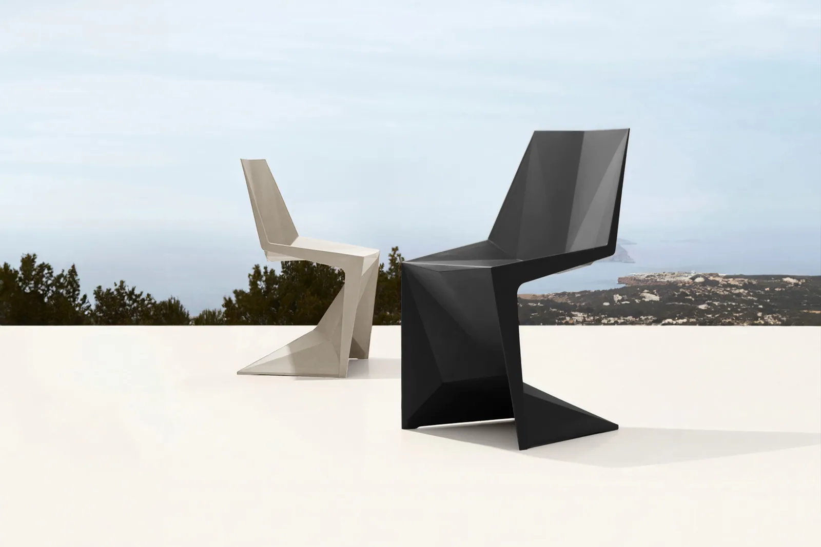 Chaise Voxel, vue 3