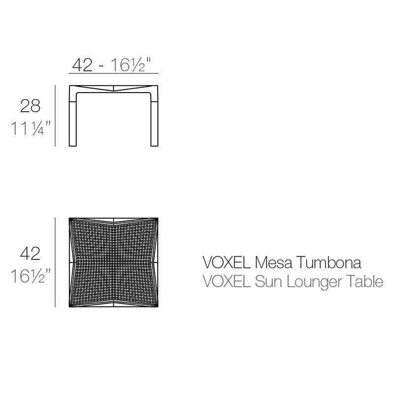 Voxel – table d'appoint, vue 4