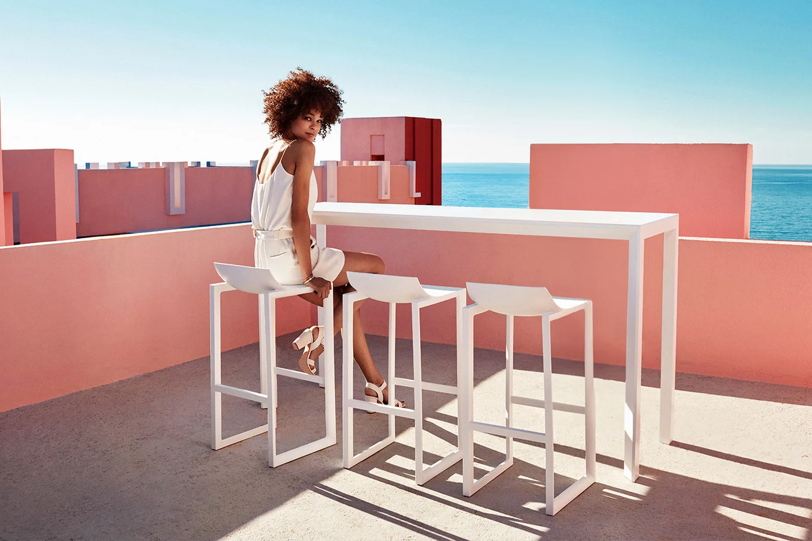 Tabouret Wall Street, vue 3
